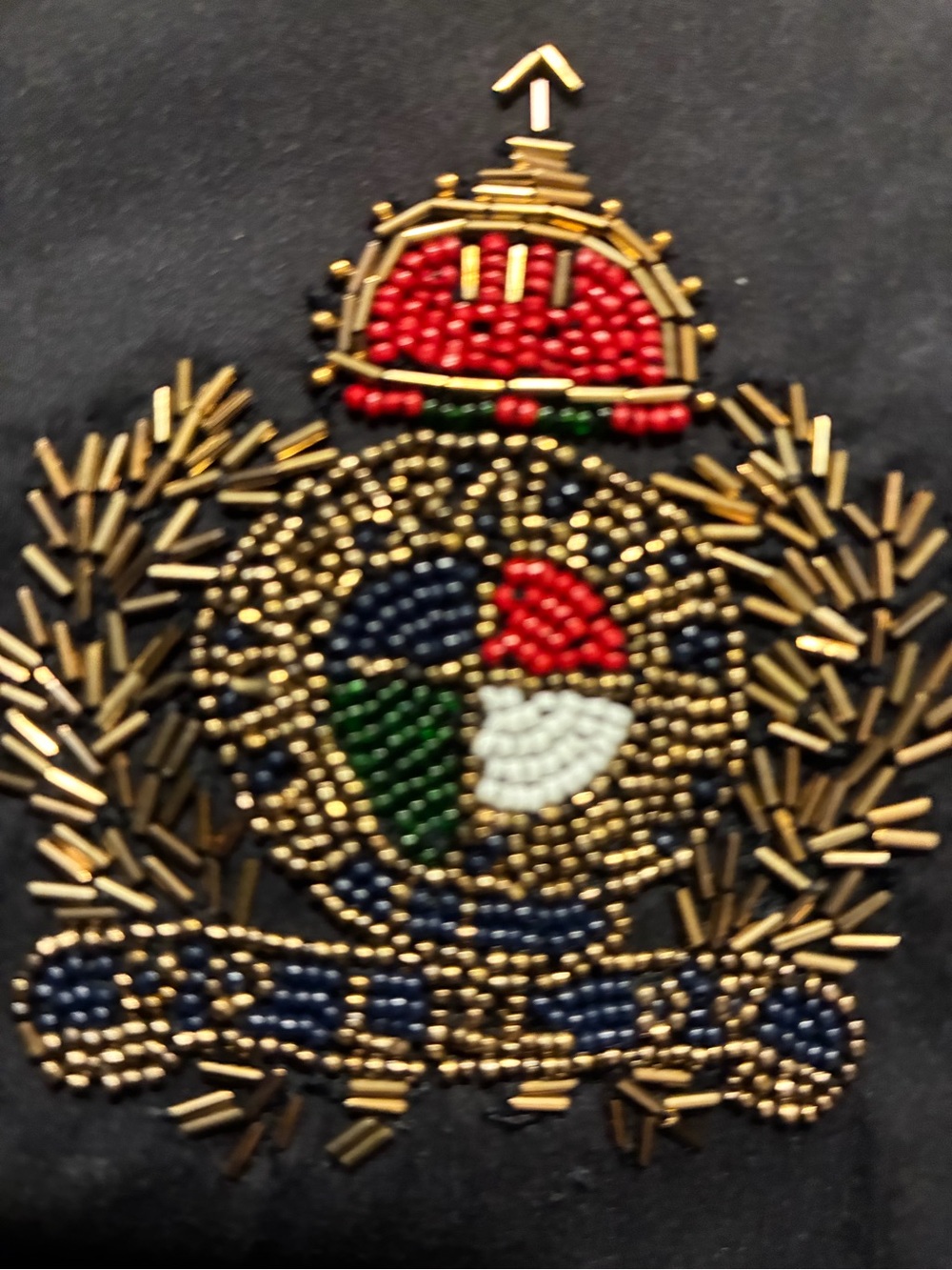 Lauren Ralph Lauren Black Long-Sleeve Button-Up Shirt with Embroidered Crest - Picture 4 of 7